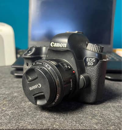 6D Canon with 50mm lens 1.8
