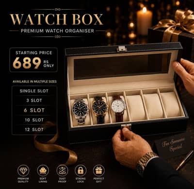 Watch boxes available wholesale rate