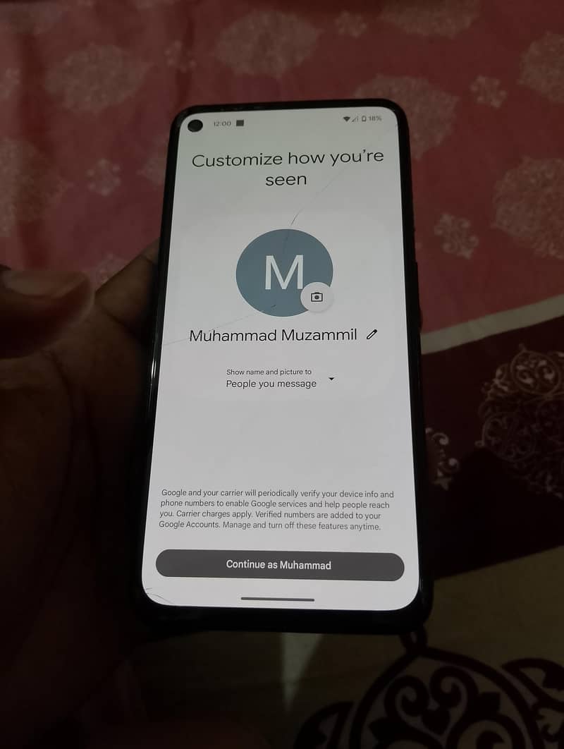 Google pixel 4a5g 0