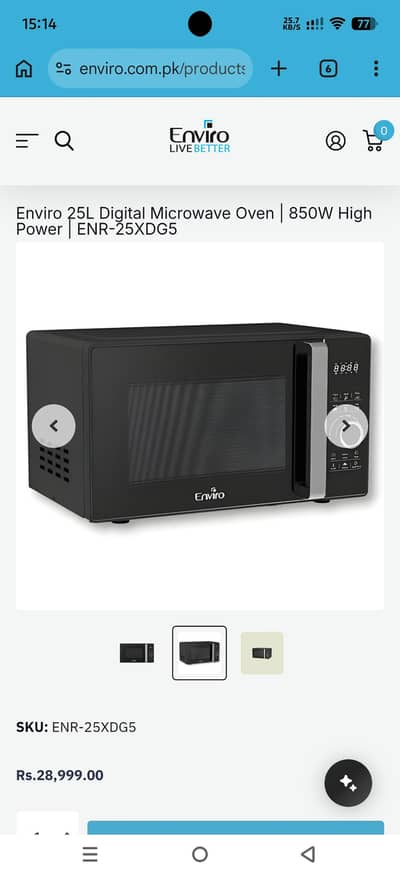 Microwave Oven 25L