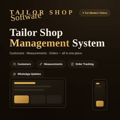 Tailor Shop Management