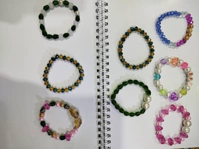 Handmade braslets for kids.