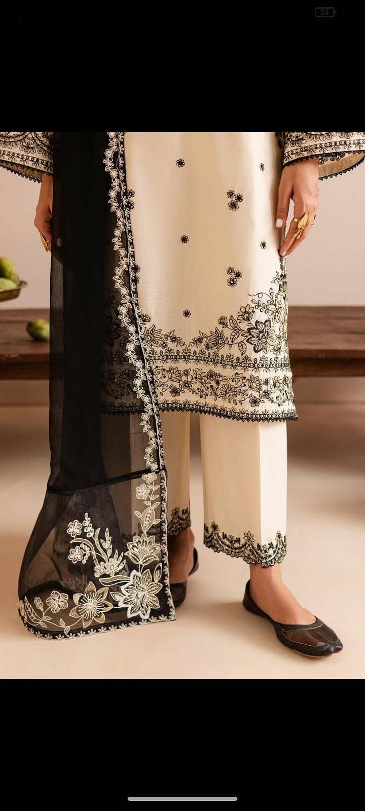 Winter Cotton | Premium Ladies 3PC Embroidered Suit 0