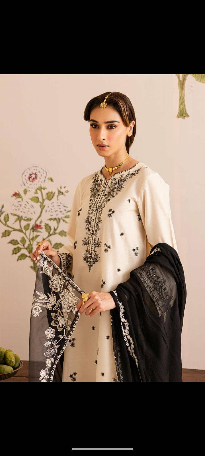 Winter Cotton | Premium Ladies 3PC Embroidered Suit 3