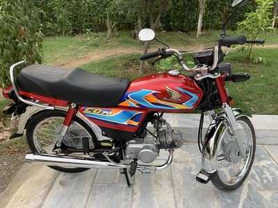 Honda Cd 70 2026 Model 1400 mileage only 10/10 condition