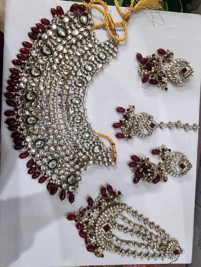 luxury Indian Bridal Kundan Set for sale