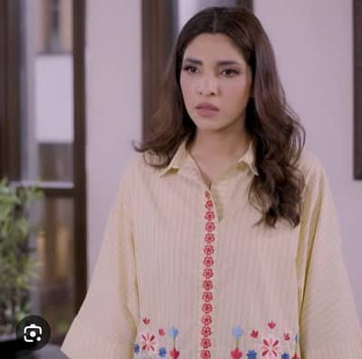 Ethnc Embroidered Shirt  Stitched (1 piece) Size Xs (home delivery)