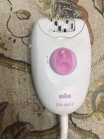 Braun Silk-épil 3 Epilator  With Shaver + Trimmer Attachments & Box