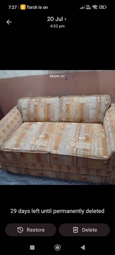 2 sitter sofa