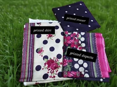 Lawn 1 PCs Or 3 PCs Suits