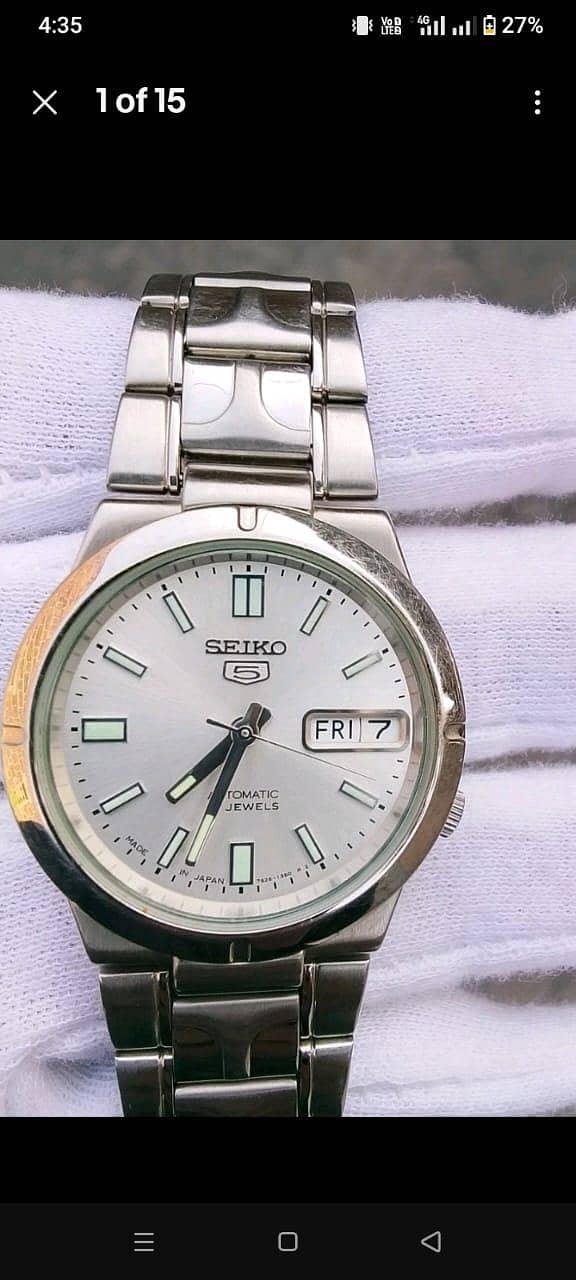 seiko automatic watch 6