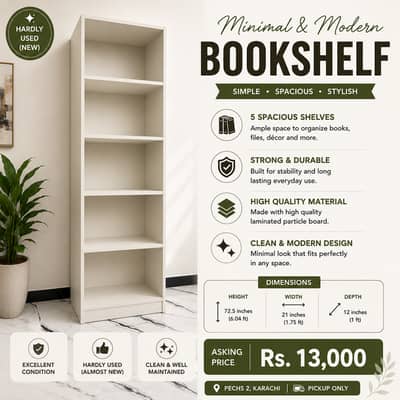 Almost New Book Shelf
