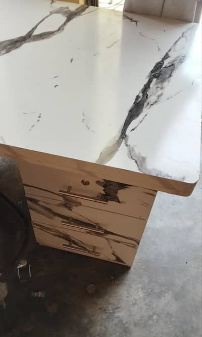 counter and chair