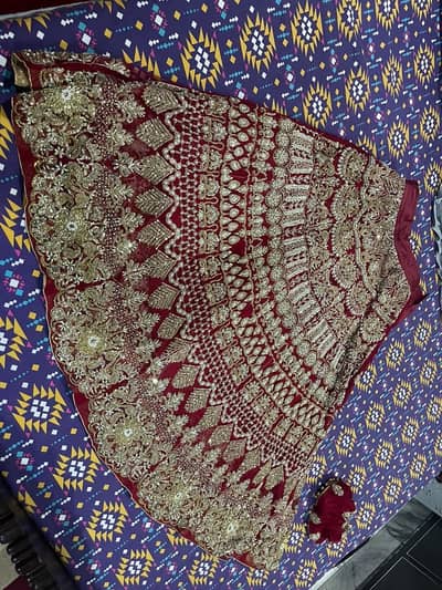 Net with brocade blouse piece