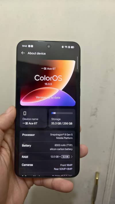 Oneplus Ace 6T