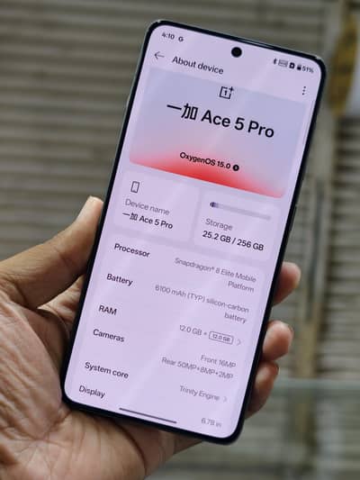 One Plus Ace 5 Pro Black