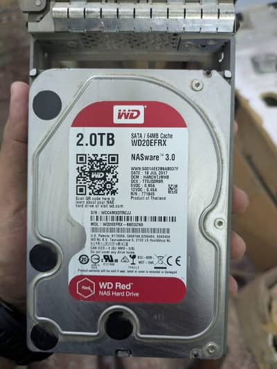WD Red 2TB Hard Drive | SATA | 64MB Cache | 100% Working
