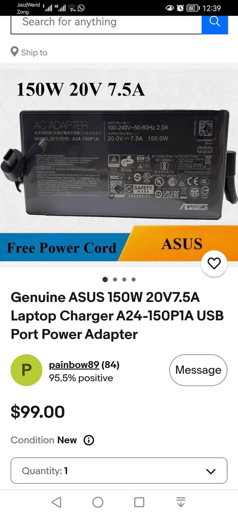 Asus Adapter 3