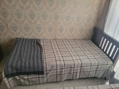 Single Person Wooden Bed
