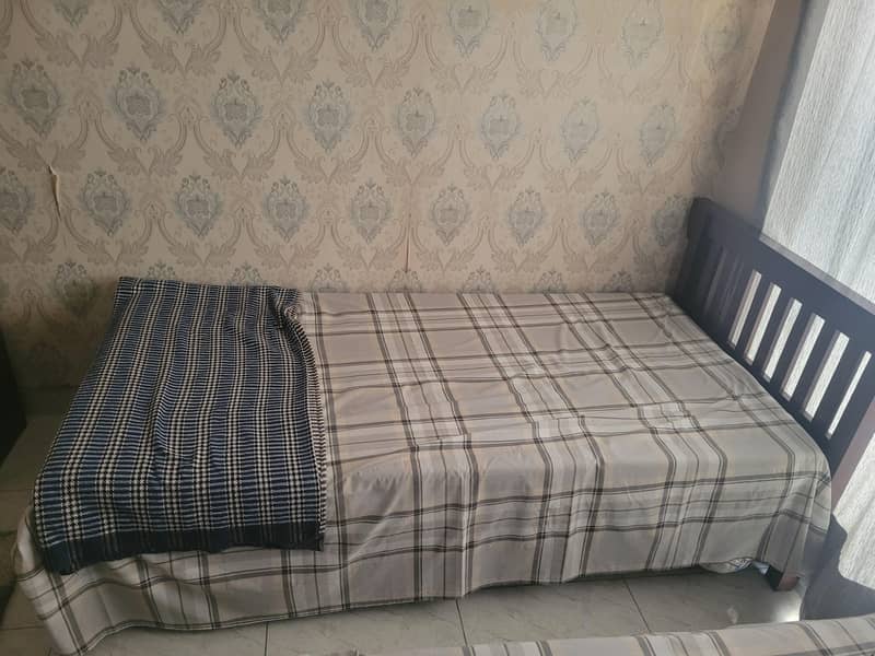 Single Person Bed and Study Table 0