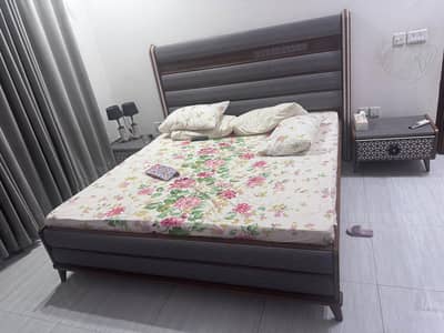 Modern Design Bed For Sale with Dressing Table. Slightly Used only.