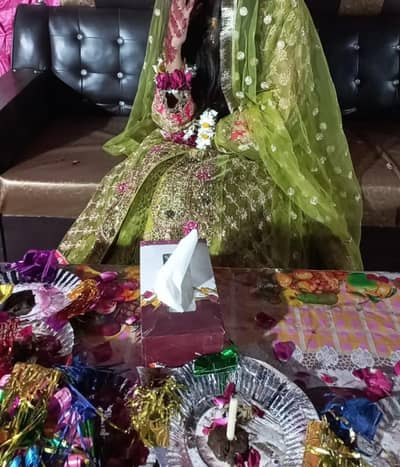 Bridal Mahndi dress