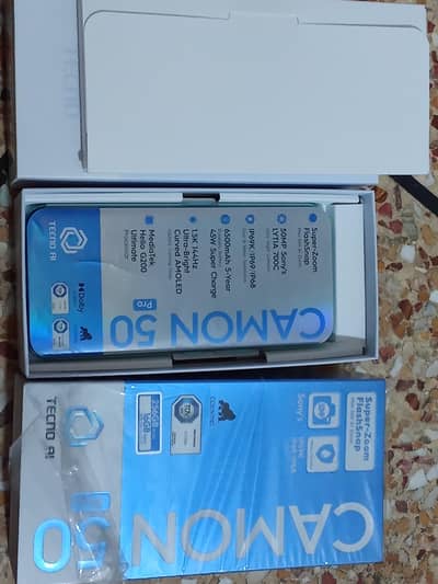 Tecno camon 50 pro NON Active just box open