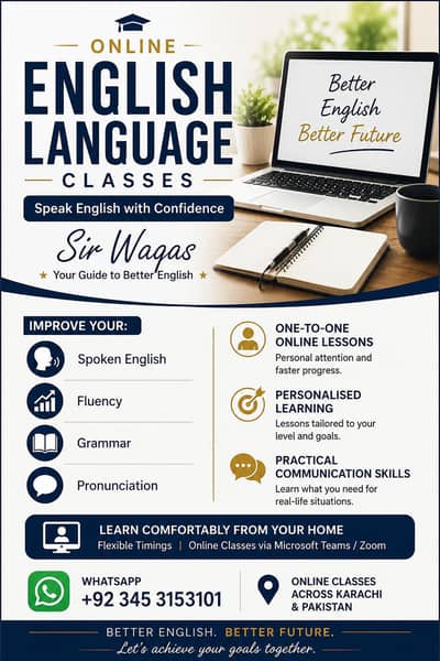 Online English Language Classes | Spoken English & Grammar