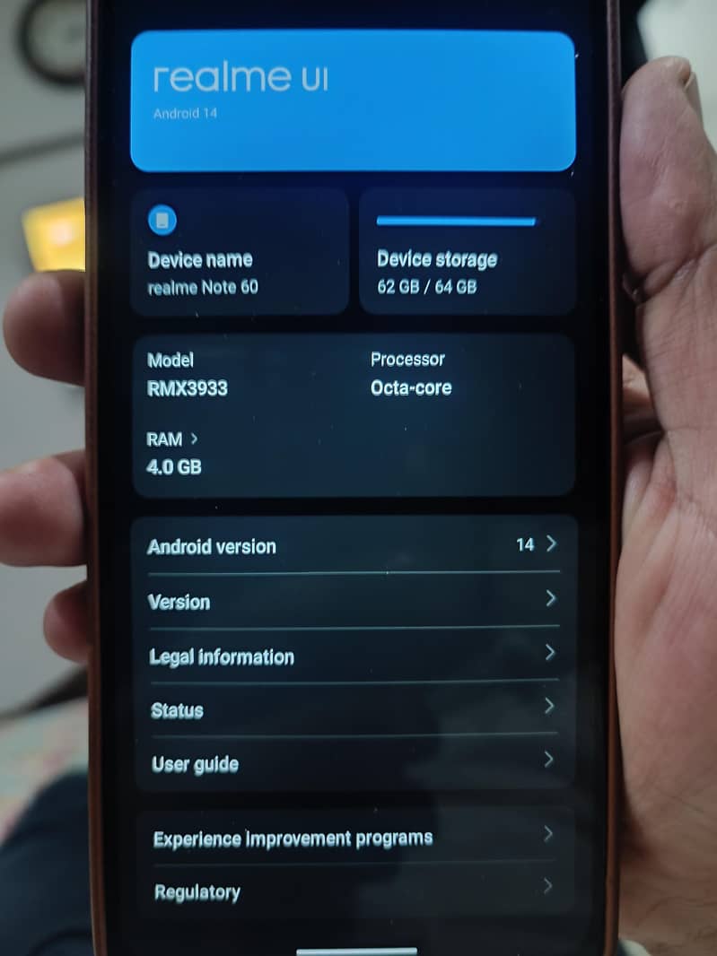 Realme Note 60 0