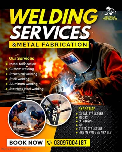welding ka kam karwany KY Liye rabta Karen