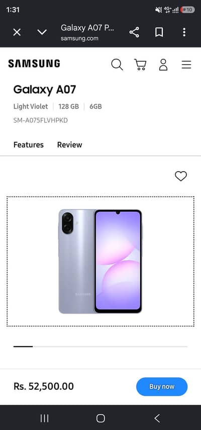 Samsung A07 good mobil