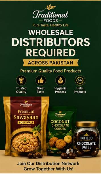 Stockists Required Across Pakistan