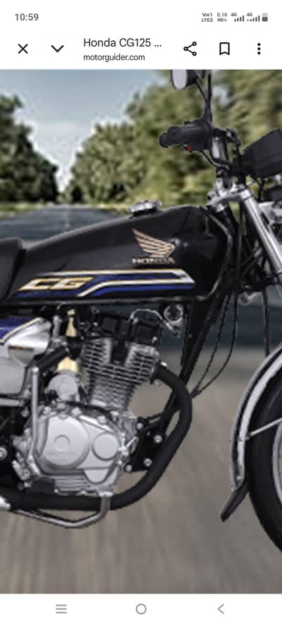 Honda cg125s model 2024