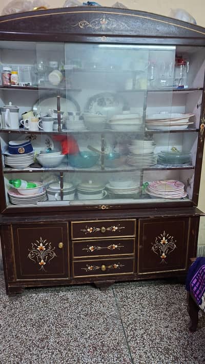 showcase wooden