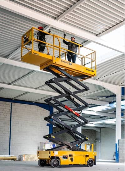 Scissor Lift Machine Available For Rent Delivery All Pakistan