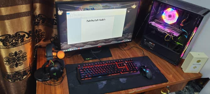 i5 9600k with 580 8gb full PC for sale