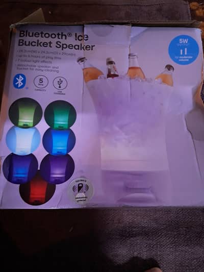 imported bucket speaker water resist