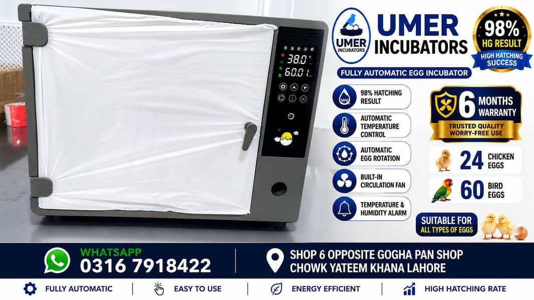 Automatic Egg Incubator | Egg Hatching Machine | Incubator | Brooder 9
