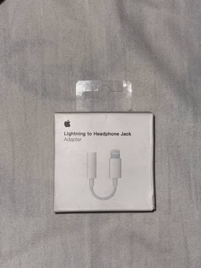 Apple 3.5MM HeadPhone Jack To Lightning Convertor.