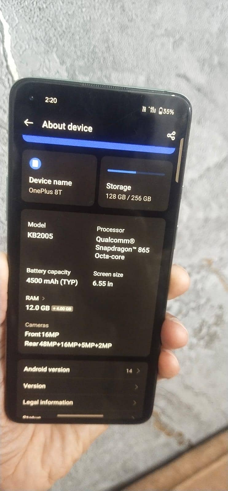 One Plus 8T 1