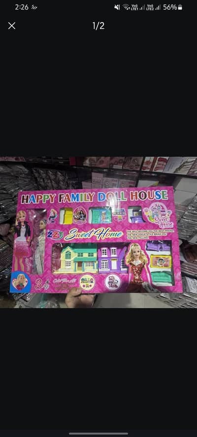 Doll House for Kids Big size Good for 3-4+ ages kids Brand new