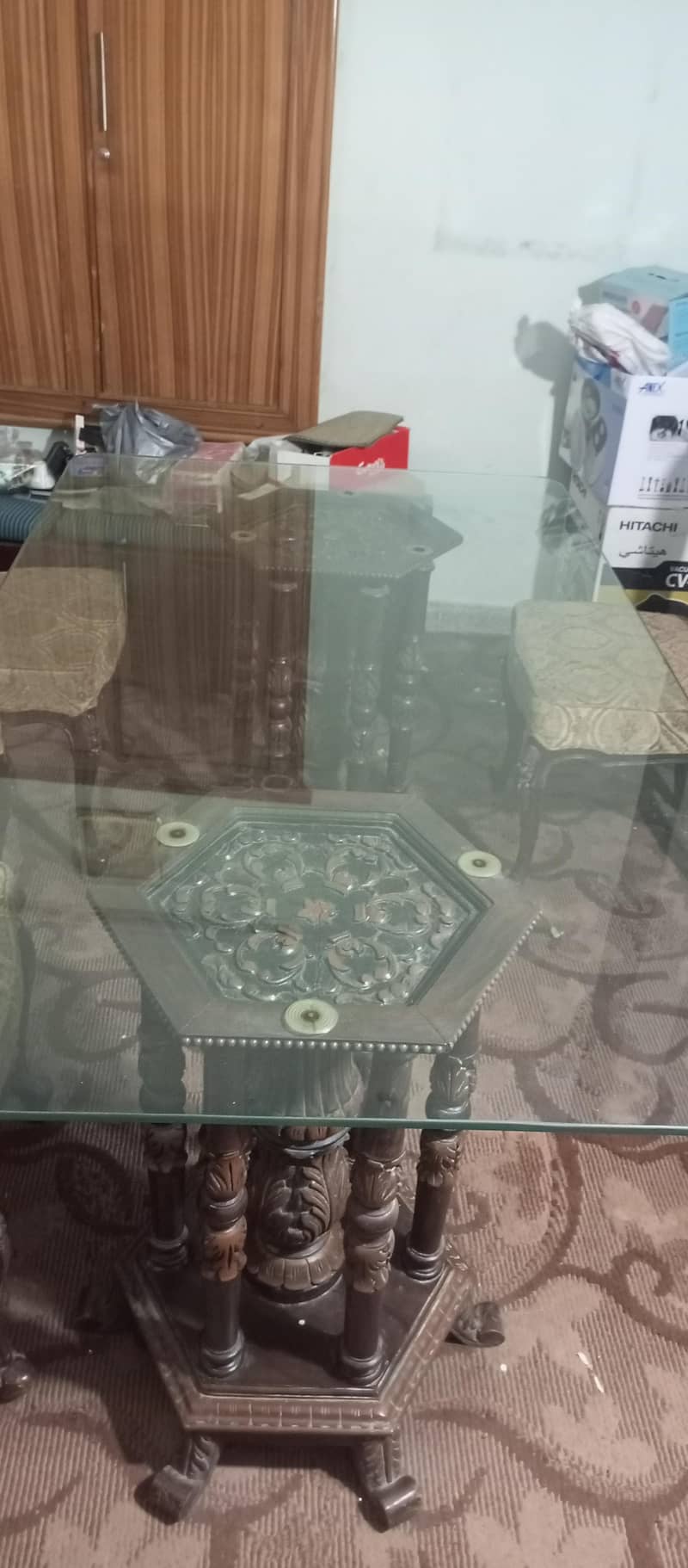 Chinioti 6 Seater Solid Wood Dining Table 3