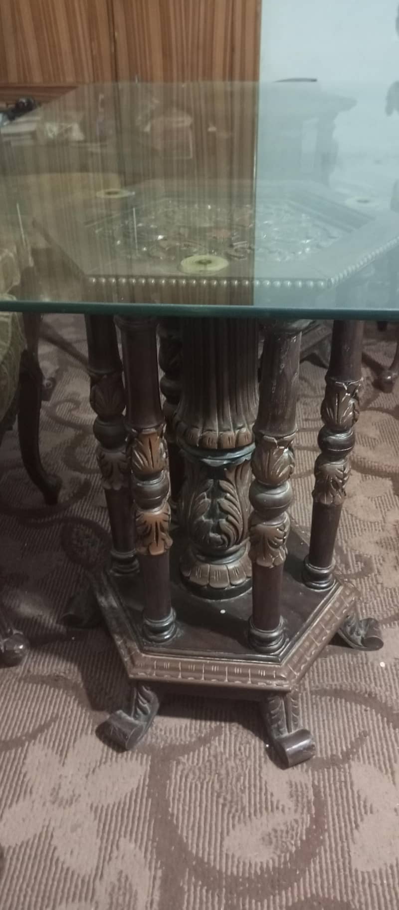 Chinioti 6 Seater Solid Wood Dining Table 5