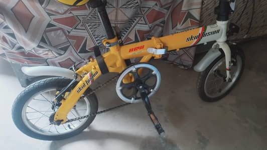 imported skid fusion folding cycle dubai return brand new condtion
