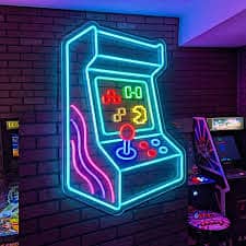 Neon sign board|Acrylic sign board|3d sign board|RGB strip|Uv Stand