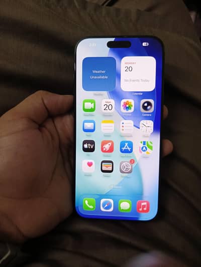 Apple iPhone 16 Pro Max 256gb jv 93% battery health with box and cable