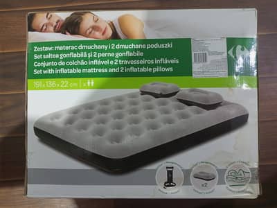 Carrefour Double Flocked Air bed
