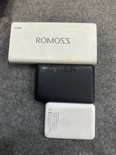 New Orignal Anker Romoss Powerbanks With Boxes
