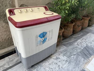 Super Asia Semi Automatic Washing Machine and Dryer