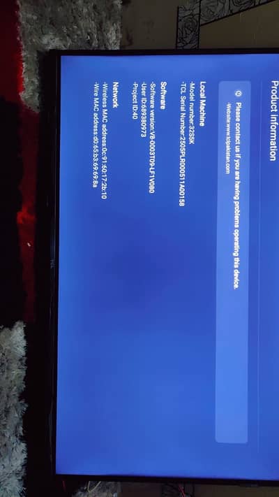 TCL 32” QLED Google TV (32S5K) | 10/10 Condition | Complete Box Pack